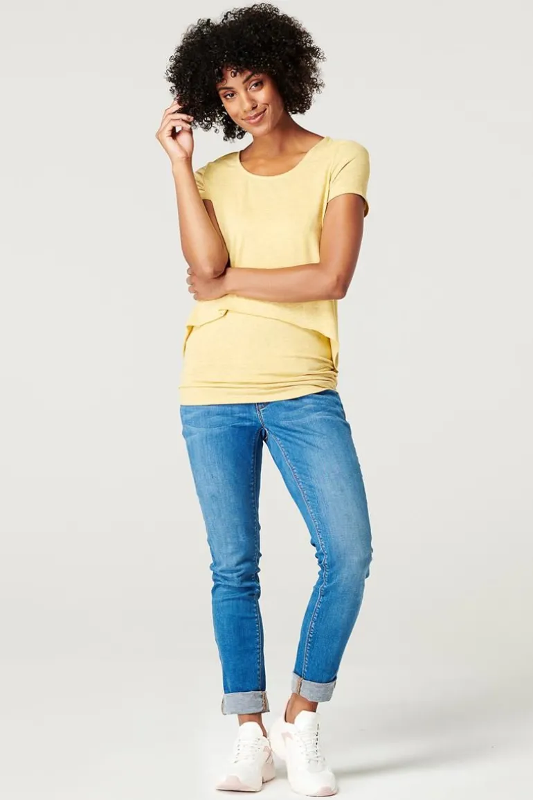 tshirt__dusty_yellow_14.webp Noppies T-Shirts | T-Shirts<T-shirt - Dusty Yellow