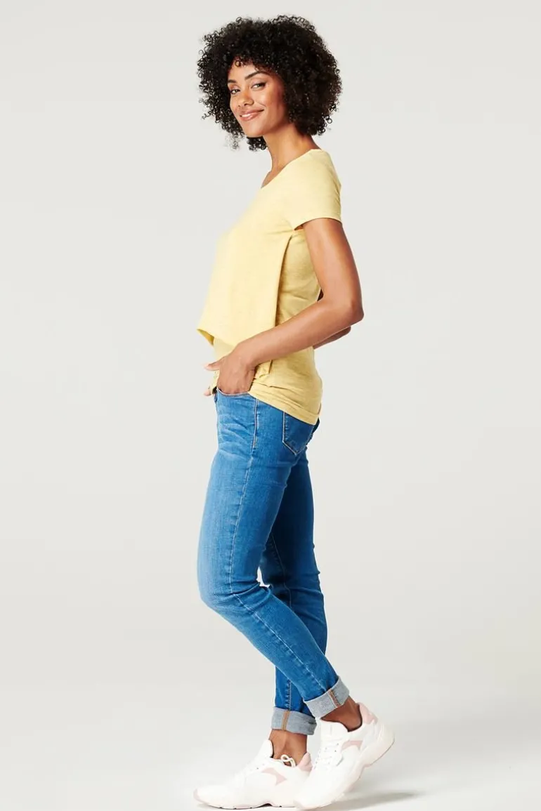 tshirt__dusty_yellow_15.webp Noppies T-Shirts | T-Shirts<T-shirt - Dusty Yellow