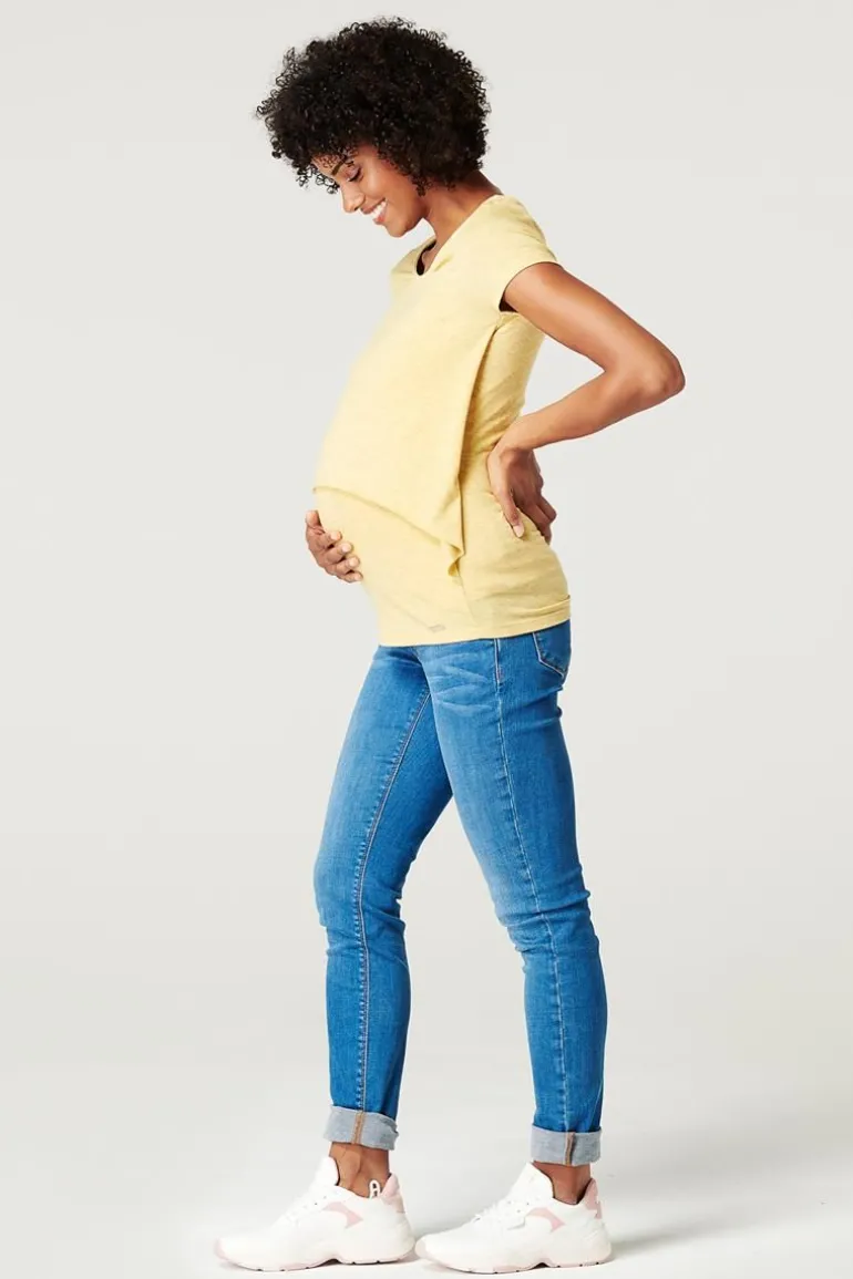 tshirt__dusty_yellow_4.webp Noppies T-Shirts | T-Shirts<T-shirt - Dusty Yellow