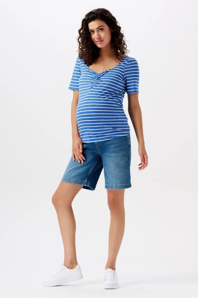 tshirt__french_blue_0.webp Noppies T-Shirts<T-shirt - French Blue