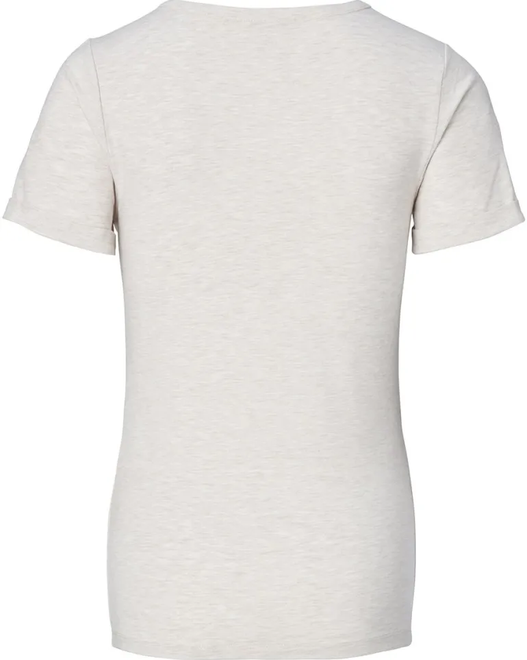 tshirt__oatmeal_melange_9.webp Noppies T-Shirts<T-shirt - Oatmeal melange