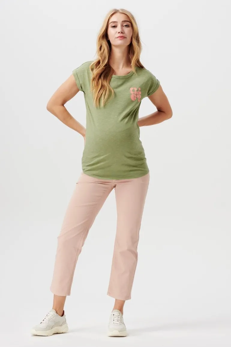 tshirt__real_olive_0-1.webp Noppies T-Shirts<T-shirt - Real Olive