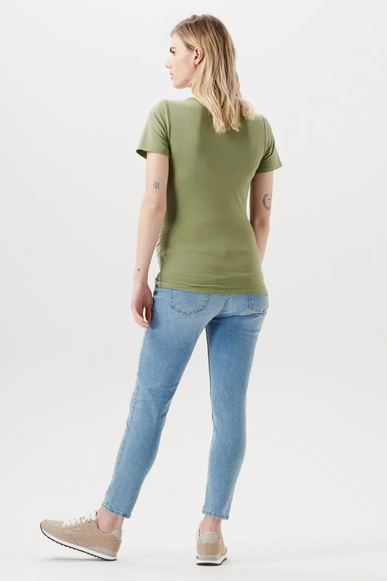 tshirt__real_olive_1.webp Noppies T-Shirts<T-shirt - Real Olive