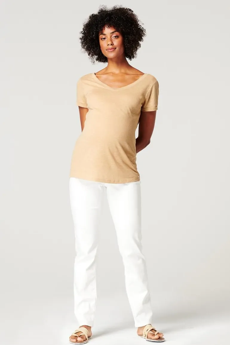 tshirt__sand_0.webp Noppies T-Shirts | T-Shirts<T-shirt - Sand