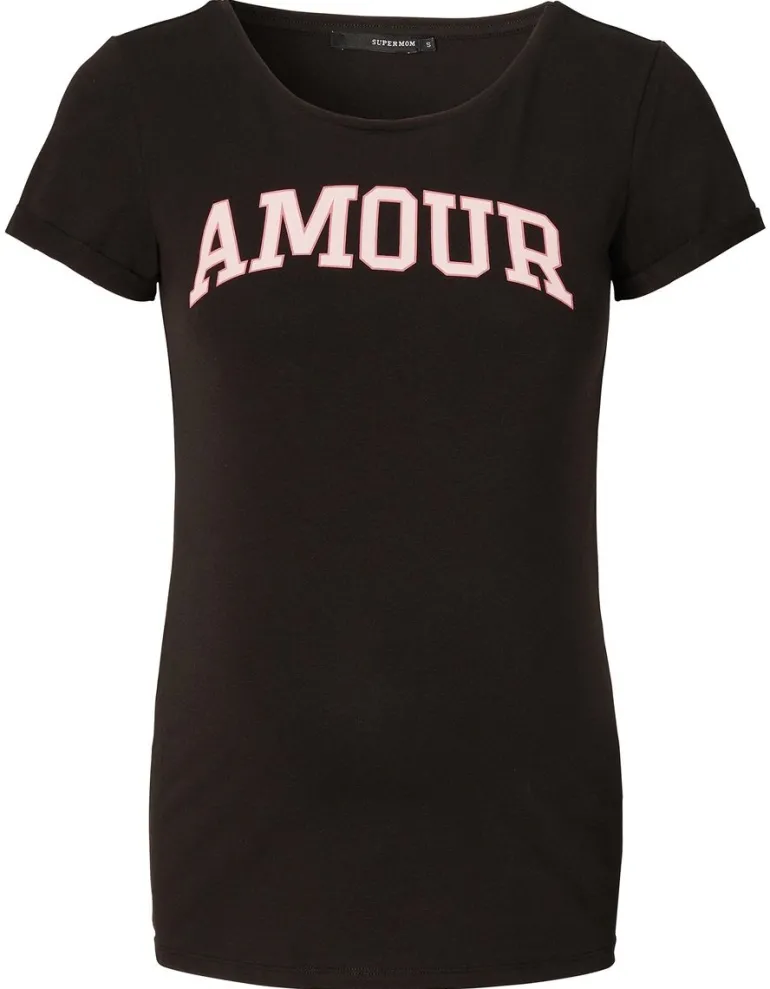 tshirt_amour__black_9.webp Noppies T-Shirts<T-shirt Amour - Black