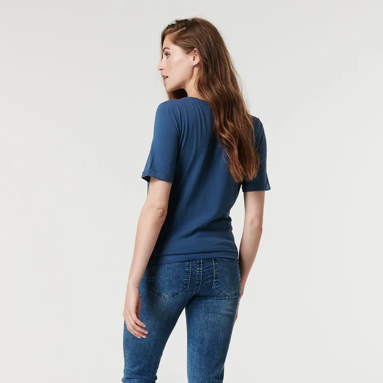 tshirt_crush__dark_denim_6.webp Noppies T-Shirts<T-shirt Crush - Dark Denim