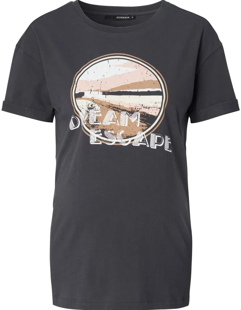 tshirt_dream_escape__anth_2.webp Noppies T-Shirts<T-shirt Dream Escape - Anthracite