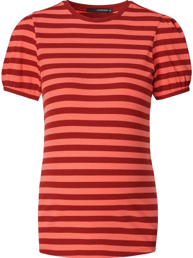 tshirt_flowood__living_co_2.webp Noppies T-Shirts<T-shirt Flowood - Living Coral