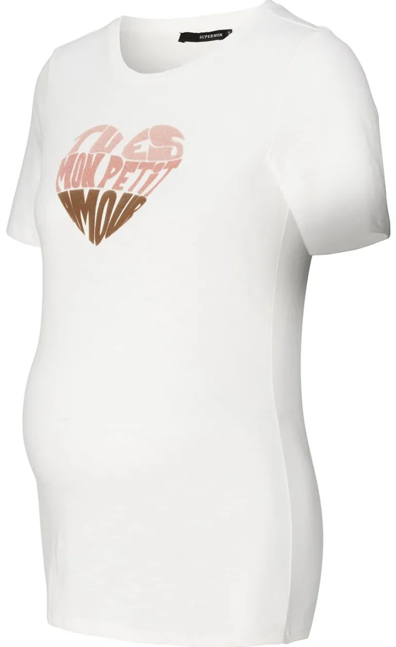 tshirt_heart__marshmallow_2.webp Noppies T-Shirts<T-shirt Heart - Marshmallow