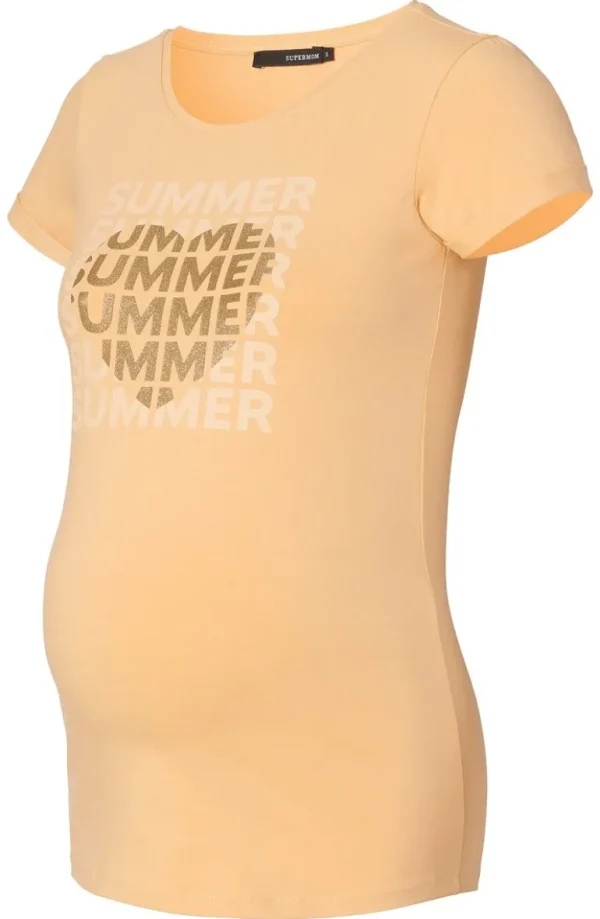 Noppies T-Shirts<T-shirt Heart - New Wheat