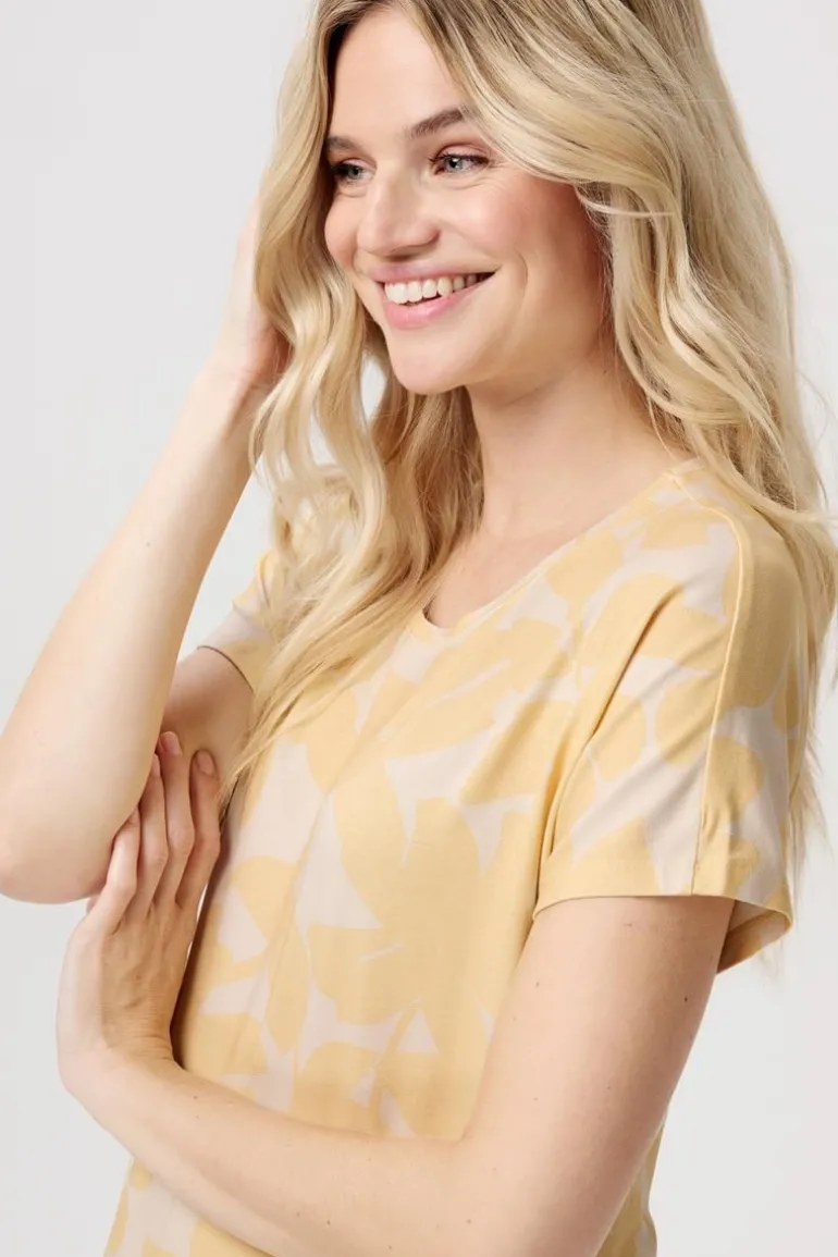 tshirt_ilya__light_yellow_5.webp Noppies T-Shirts<T-shirt Ilya - Light Yellow