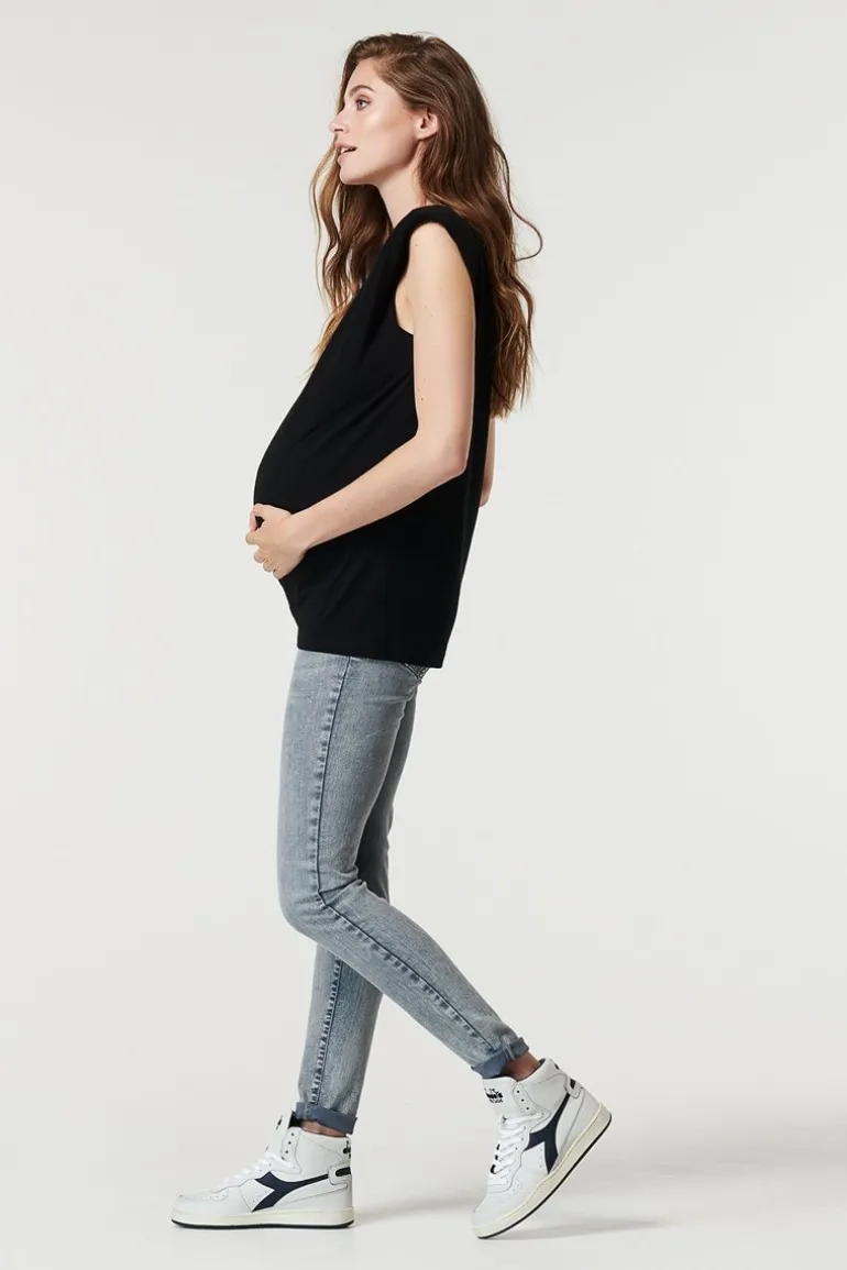 tshirt_shoulderpad__black_12.webp Noppies T-Shirts<T-shirt Shoulderpad - Black