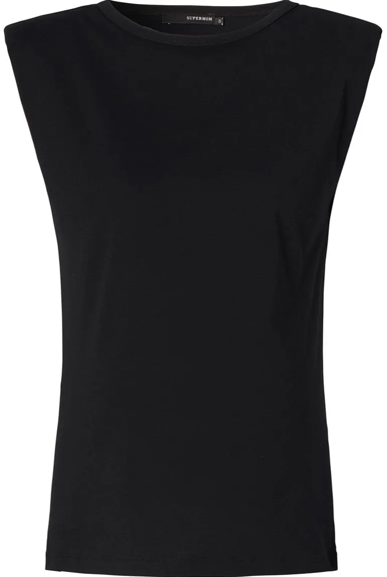 tshirt_shoulderpad__black_2.webp Noppies T-Shirts<T-shirt Shoulderpad - Black
