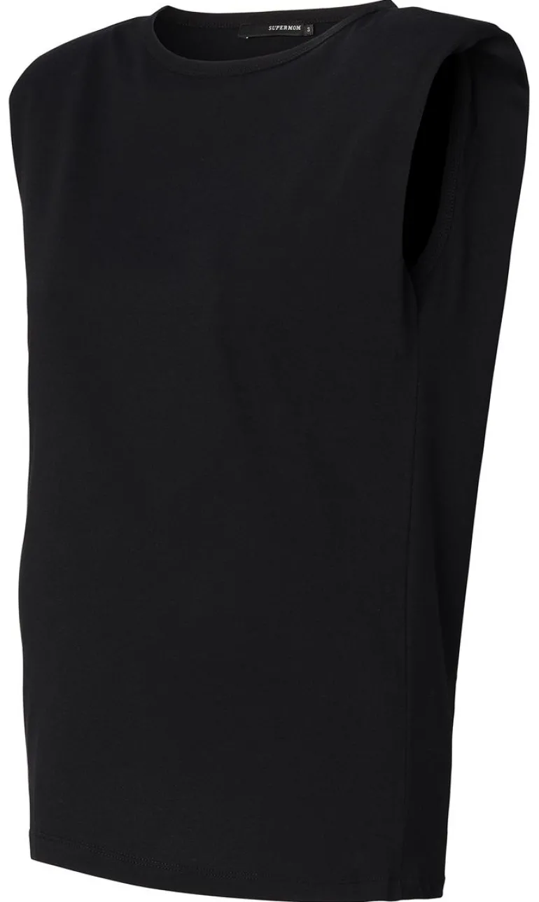 tshirt_shoulderpad__black_4.webp Noppies T-Shirts<T-shirt Shoulderpad - Black