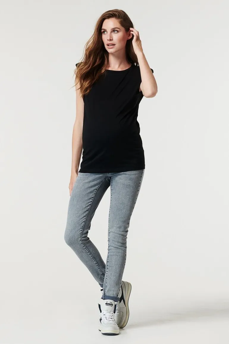 tshirt_shoulderpad__black_7.webp Noppies T-Shirts<T-shirt Shoulderpad - Black