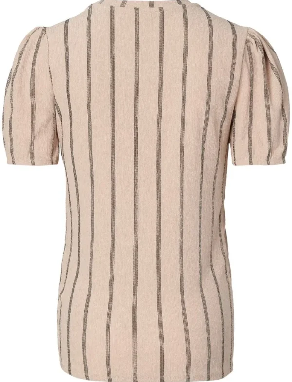 Noppies T-Shirts<T-shirt Stripe - Oxford Tan