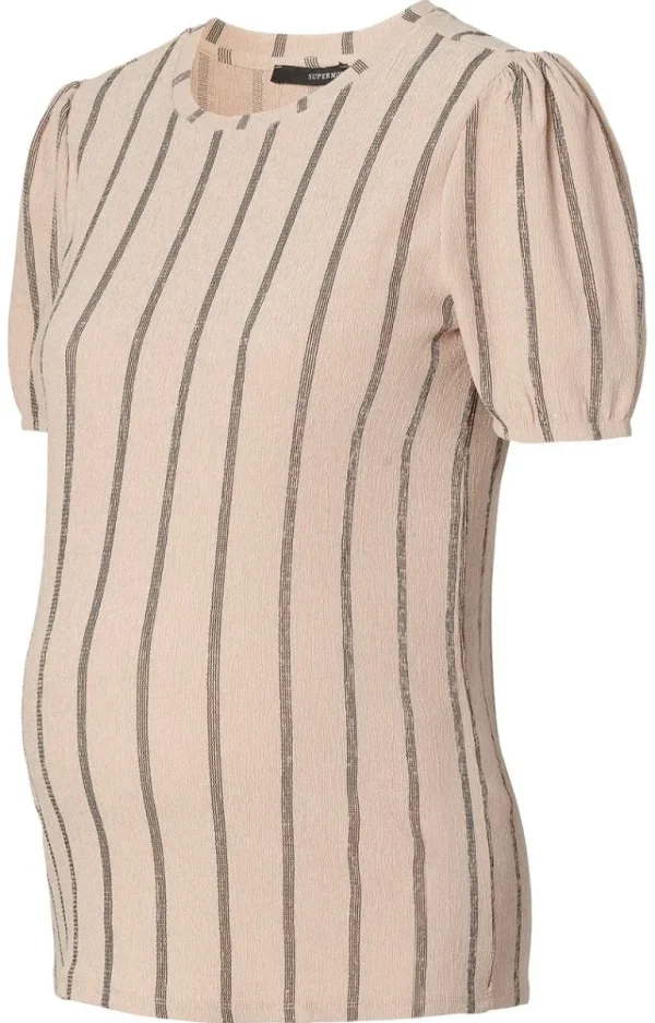 Noppies T-Shirts<T-shirt Stripe - Oxford Tan