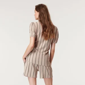 Noppies T-Shirts<T-shirt Stripe - Oxford Tan