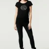 Noppies T-Shirts<T-shirt Supermom - Black