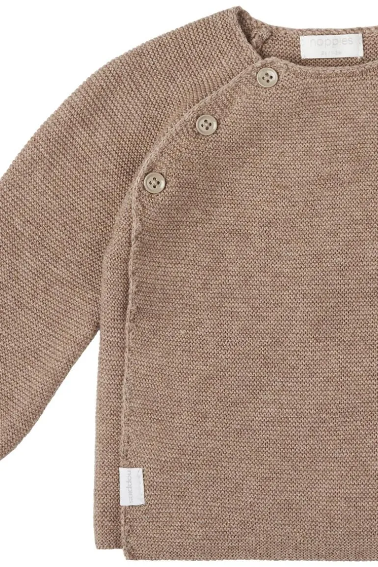 vest_pino__taupe_melange_9.webp Noppies Vesten | Basics<Vest Pino - Taupe Melange