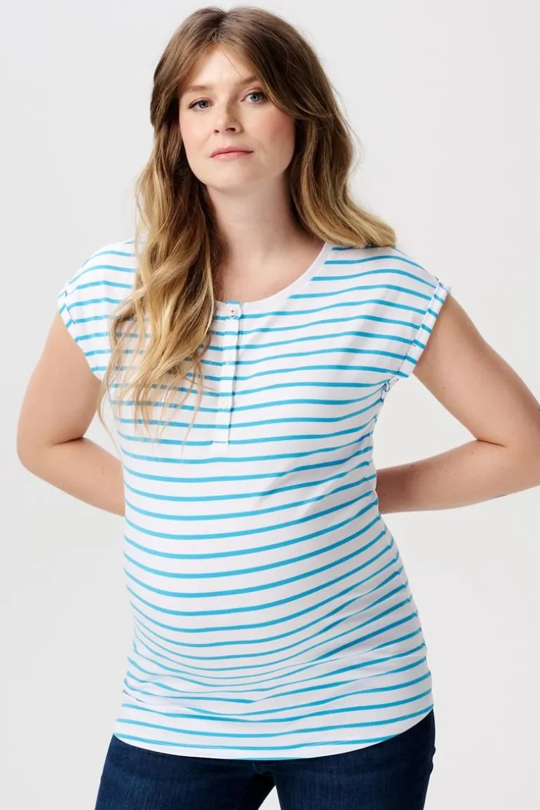 voedings_tshirt__blue_0.webp Noppies T-Shirts | T-Shirts<Voedings T-shirt - Blue