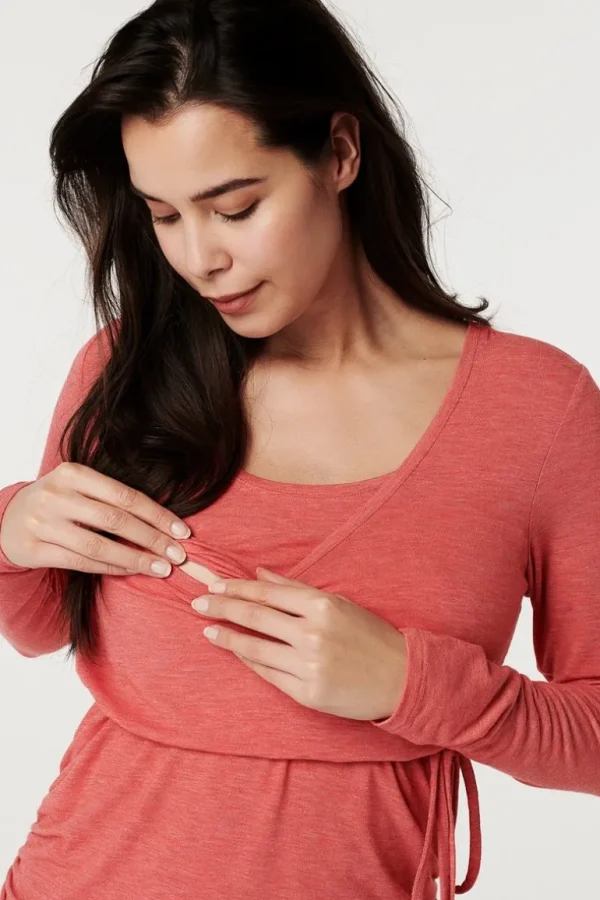 Noppies T-Shirts | T-Shirts<Voedings T-shirt - Coral