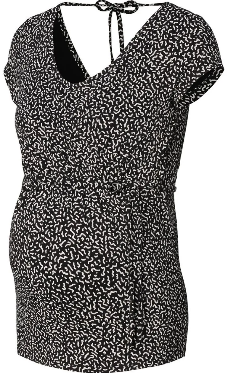 voedings_tshirt__deep_bla_4.webp Noppies T-Shirts | T-Shirts<Voedings T-shirt - Deep Black