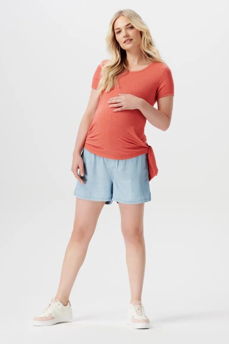 voedings_tshirt__flame_re_0-1.webp Noppies T-Shirts | T-Shirts<Voedings T-shirt - Flame Red
