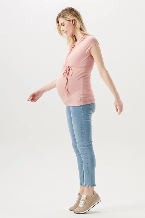Noppies T-Shirts | T-Shirts<Voedings T-shirt - Light Pink