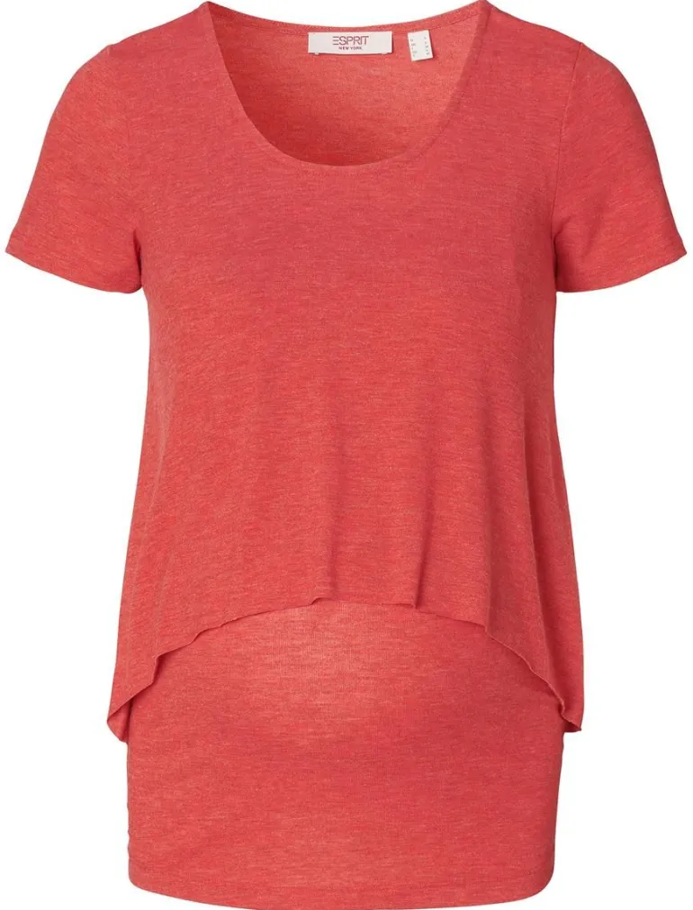 voedings_tshirt__mission__2.webp Noppies T-Shirts | T-Shirts<Voedings T-shirt - Mission Red