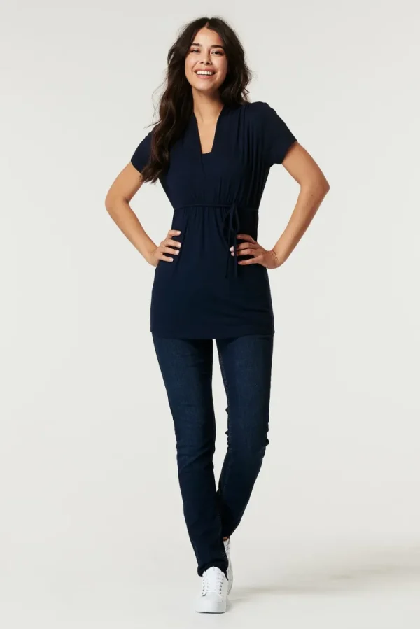 Noppies T-Shirts | T-Shirts<Voedings T-shirt - Night Blue