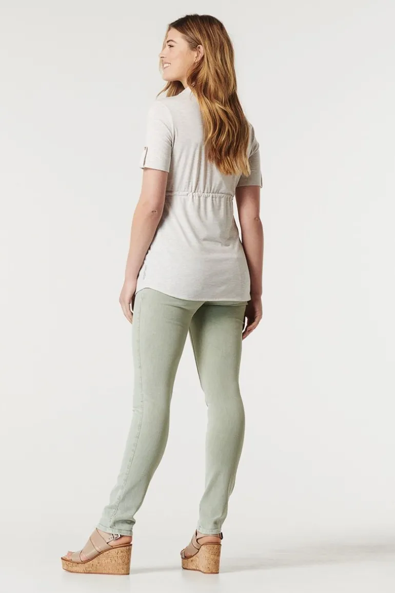 voedings_tshirt__oatmeal__1-1.webp Noppies T-Shirts | T-Shirts<Voedings T-shirt - Oatmeal melange