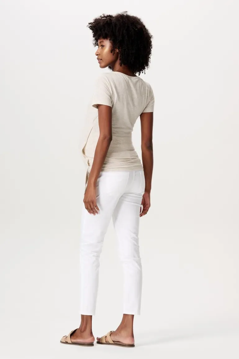 voedings_tshirt__oatmeal__1.webp Noppies T-Shirts | T-Shirts<Voedings T-shirt - Oatmeal melange