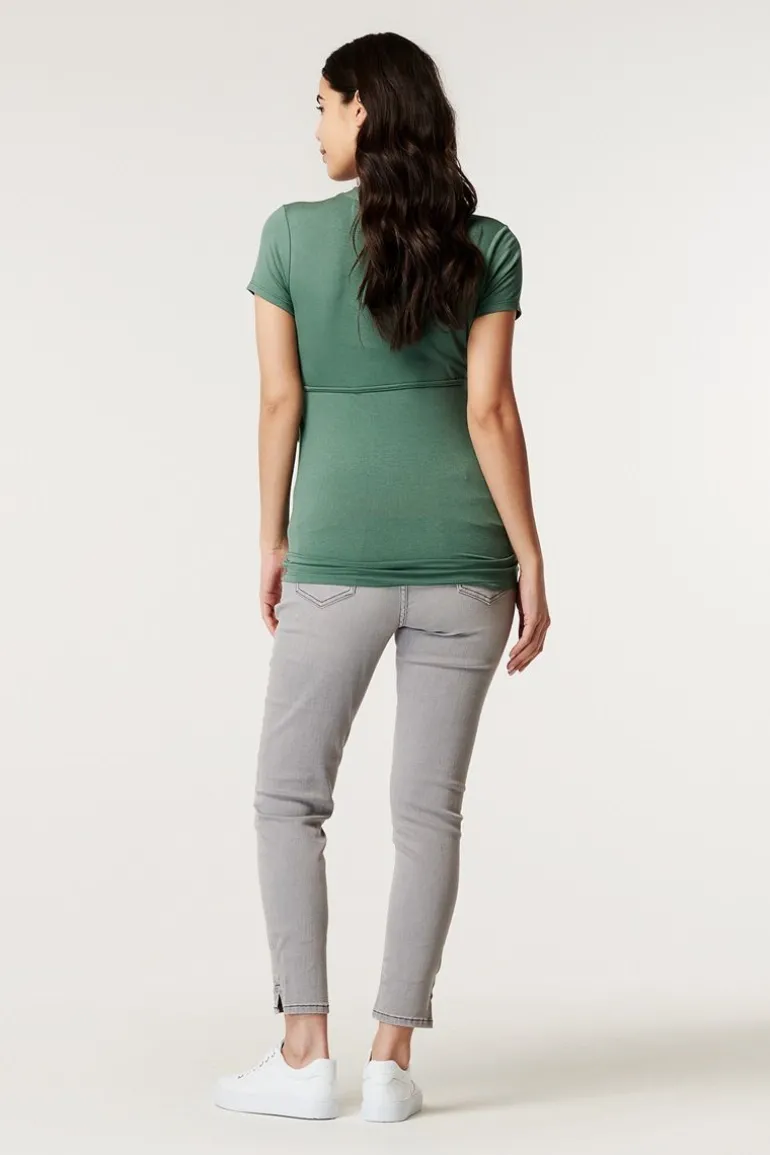voedings_tshirt__vinyard__1.webp Noppies T-Shirts | T-Shirts<Voedings T-shirt - Vinyard Green