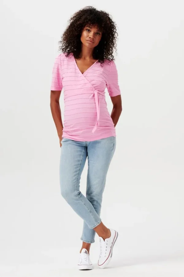 Noppies T-Shirts | T-Shirts<Voedings T-shirt Arua - Cyclamen