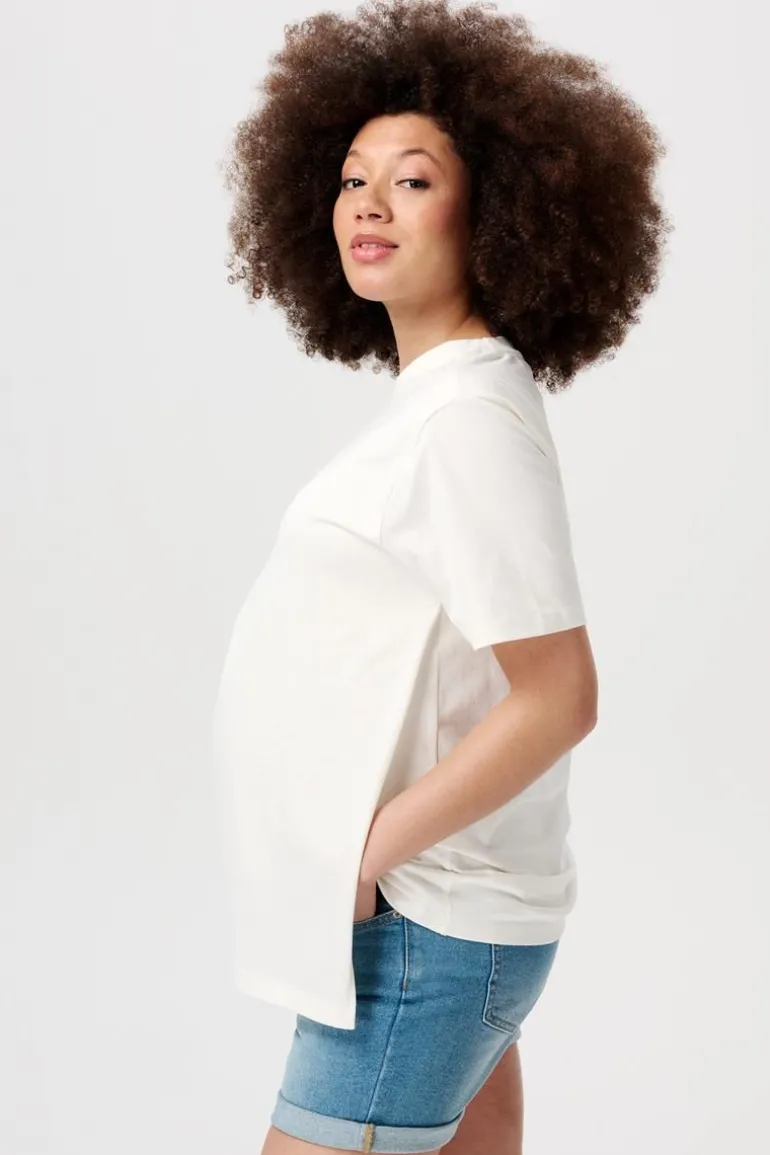 voedings_tshirt_ifke__cre_17.webp Noppies T-Shirts | T-Shirts<Voedings T-shirt Ifke - Cream