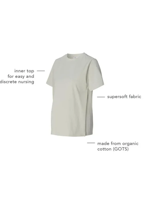 Noppies T-Shirts | T-Shirts<Voedings T-shirt Ifke - Pigeon