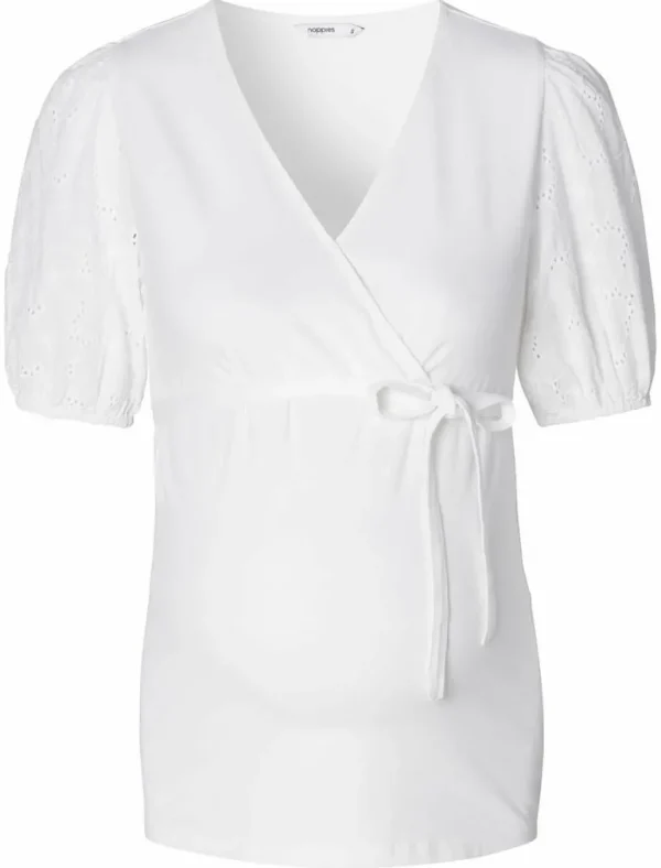 Noppies T-Shirts | T-Shirts<Voedings T-shirt Kayleigh - Optical White