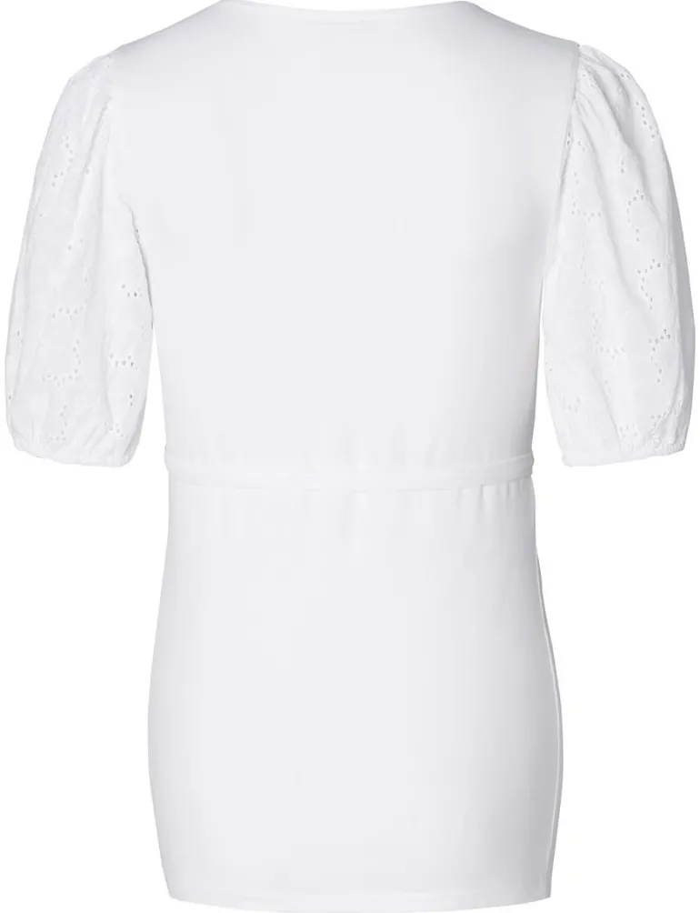 voedings_tshirt_kayleigh__3.webp Noppies T-Shirts | T-Shirts<Voedings T-shirt Kayleigh - Optical White