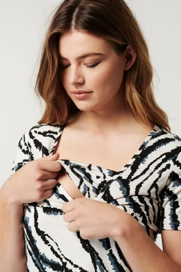 Noppies T-Shirts | T-Shirts<Voedings T-shirt Louisa - Turtledove
