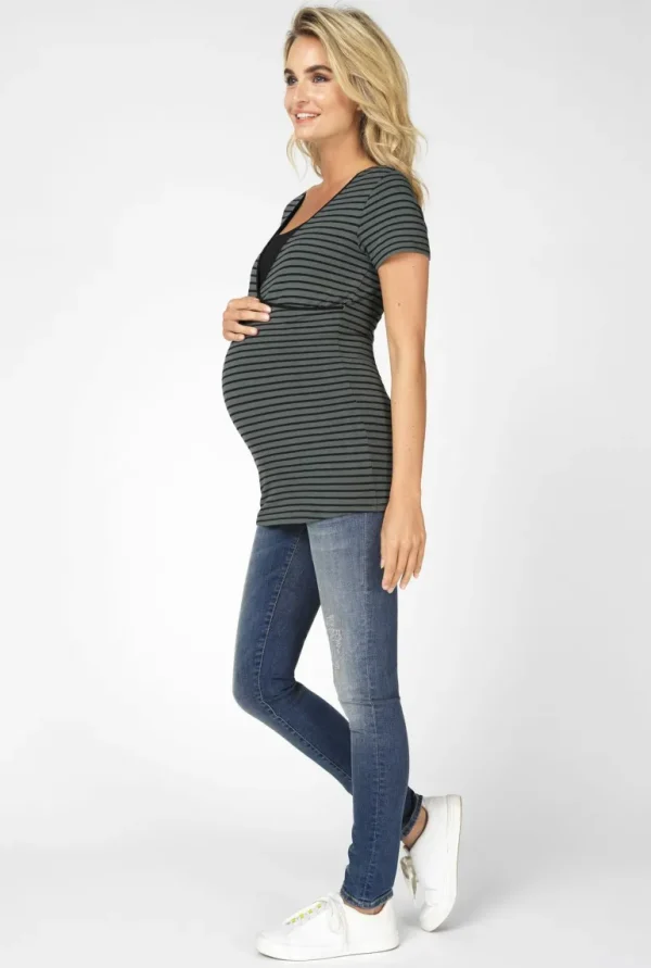 Noppies T-Shirts<Voedings T-shirt Paris - Urban Chic Stripe