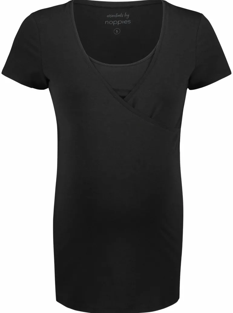 voedings_tshirt_rome__bla_10.webp Noppies T-Shirts | T-Shirts<Voedings T-shirt Rome - Black