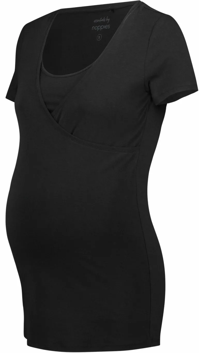 voedings_tshirt_rome__bla_4.webp Noppies T-Shirts | T-Shirts<Voedings T-shirt Rome - Black