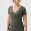 Noppies T-Shirts | T-Shirts<Voedings T-shirt Sanson - Olive