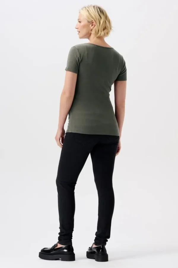 Noppies T-Shirts | T-Shirts<Voedings T-shirt Sanson - Olive