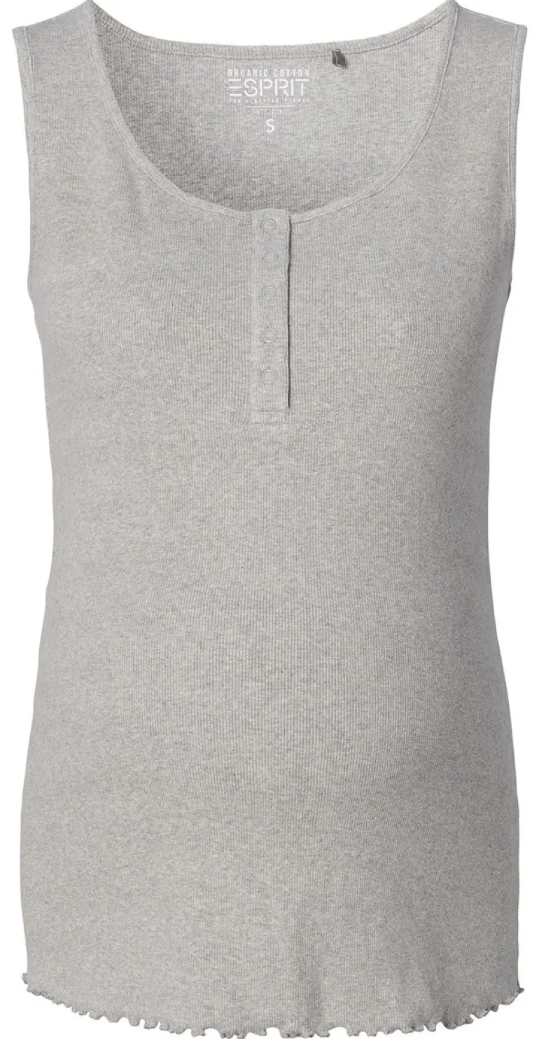 voedingspyjama__light_gre_2-2.webp Noppies Nachtkleding & Loungewear | Ondergoed<Voedingspyjama - Light Grey melange