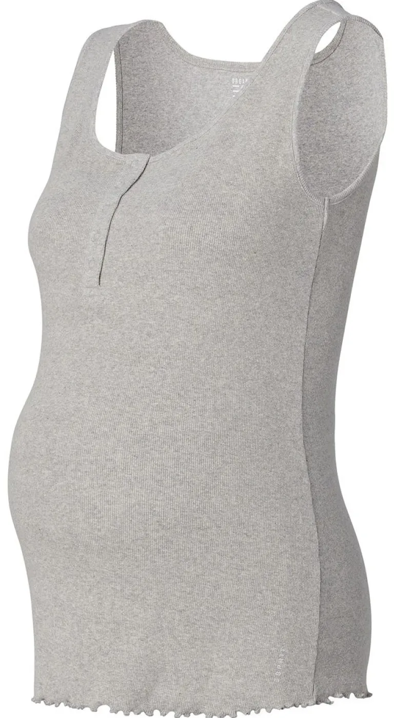 voedingspyjama__light_gre_4-2.webp Noppies Nachtkleding & Loungewear | Ondergoed<Voedingspyjama - Light Grey melange