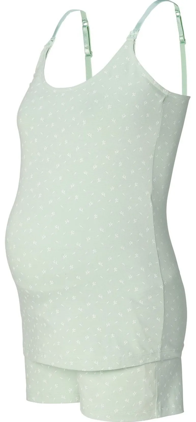 voedingspyjama__pale_mint_4.webp Noppies Nachtkleding & Loungewear | Ondergoed<Voedingspyjama - Pale Mint