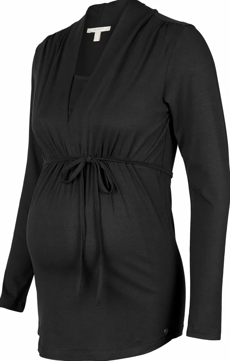 voedingsshirt__black_4.webp Noppies Shirts | Shirts<Voedingsshirt - Black