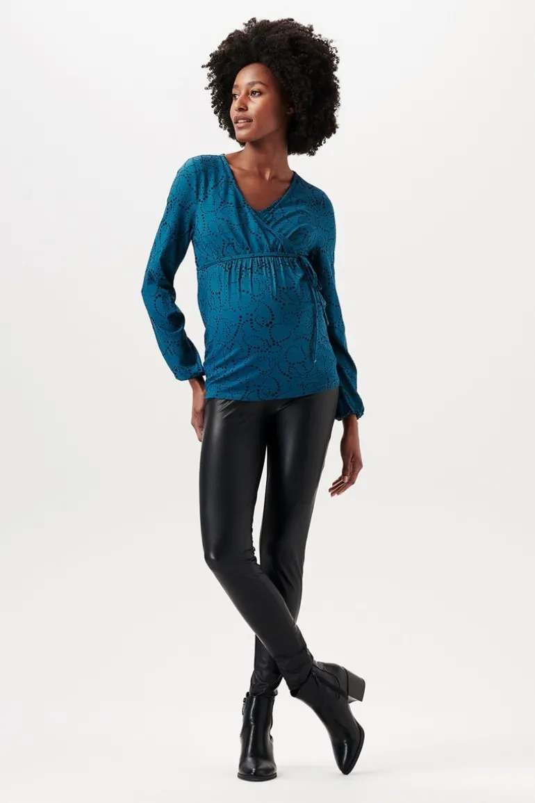 voedingsshirt__blue_coral_0.webp Noppies Shirts | Shirts<Voedingsshirt - Blue Coral